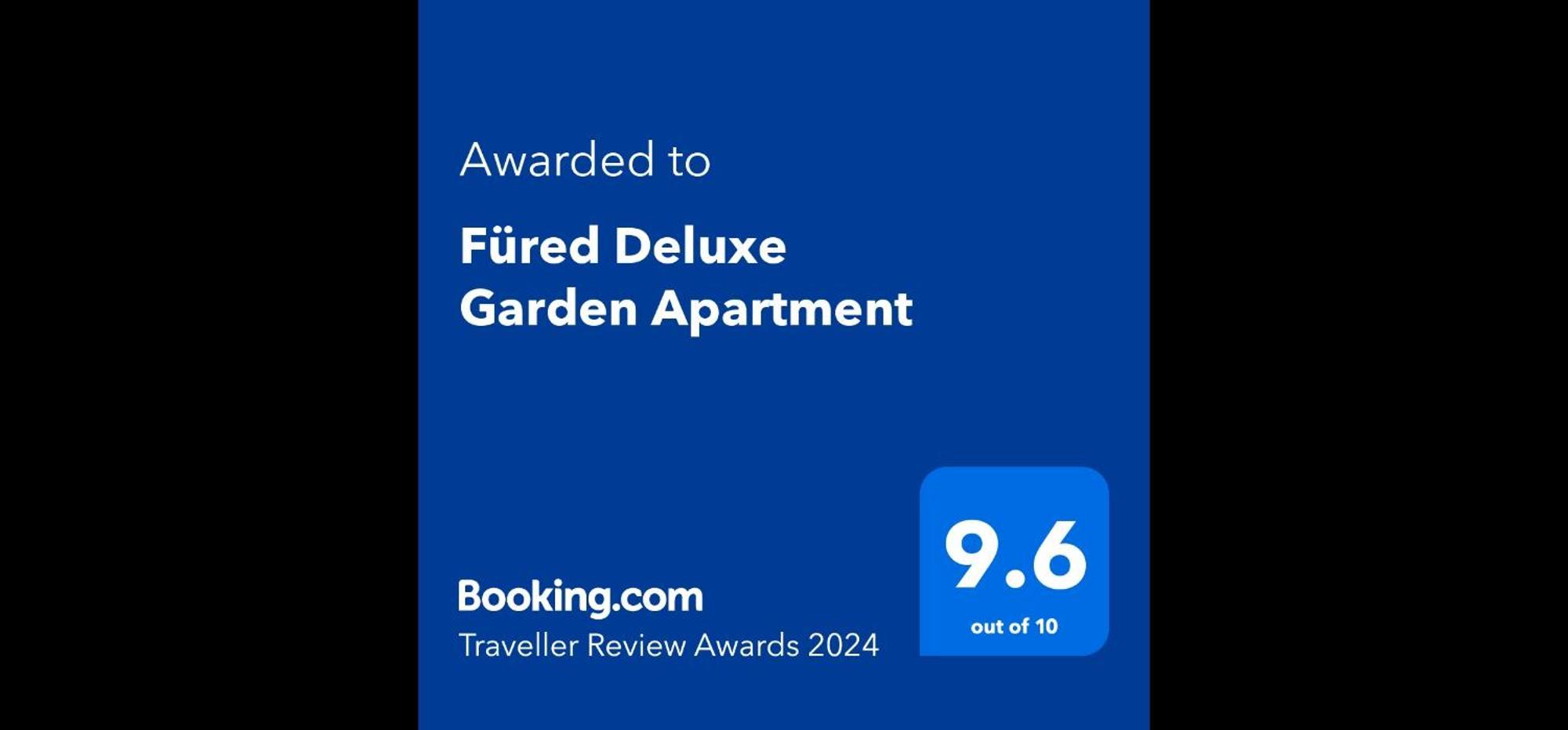 Fuered Deluxe Garden Apartment Balatonfured Exterior photo